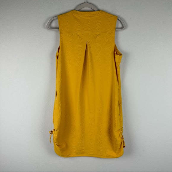 Title Nine Yellow Gold Speed Racer Cinchable Outdoor Dress Size Medium - Picture 4 of 9